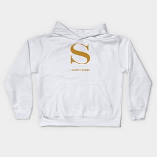 I shoot the serif Kids Hoodie